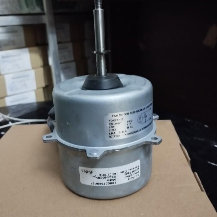 DINAMO FAN OUTDOOR AC MIDEA YDK25-4(B) 25W (MSC4-05CRN) ORIGINAL