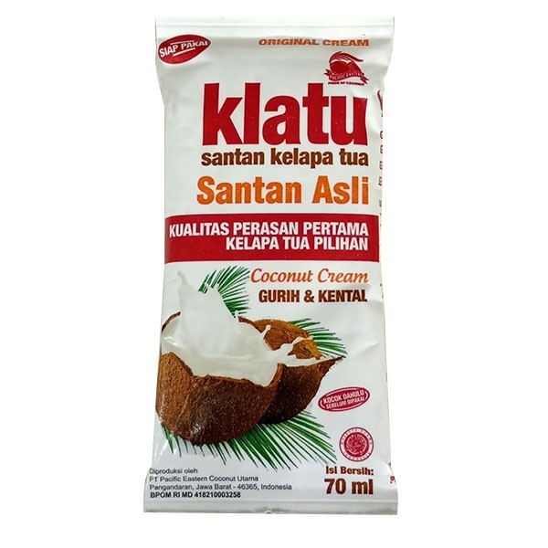 

Klatu Original Coconut Cream 70 Ml - Santan Best Seller