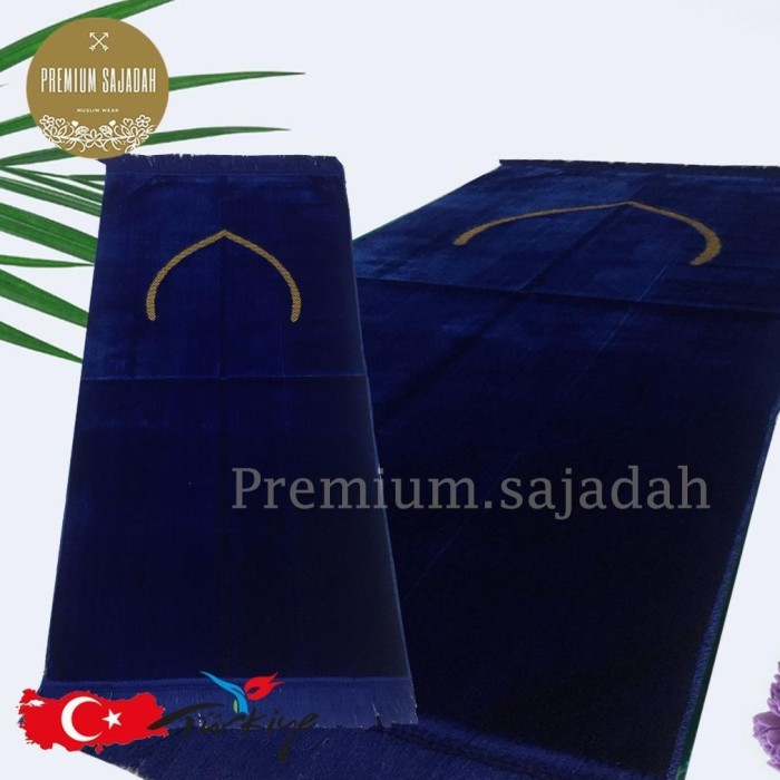 Kosanshoop Sajadah Turkey Turkiye Motif Polos Minimalis Midi Premium Sajadah