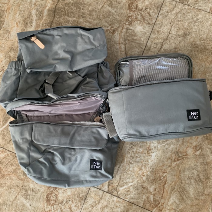 PROMO PRELOVED Nertur All Day Pro Diaper bag sage green