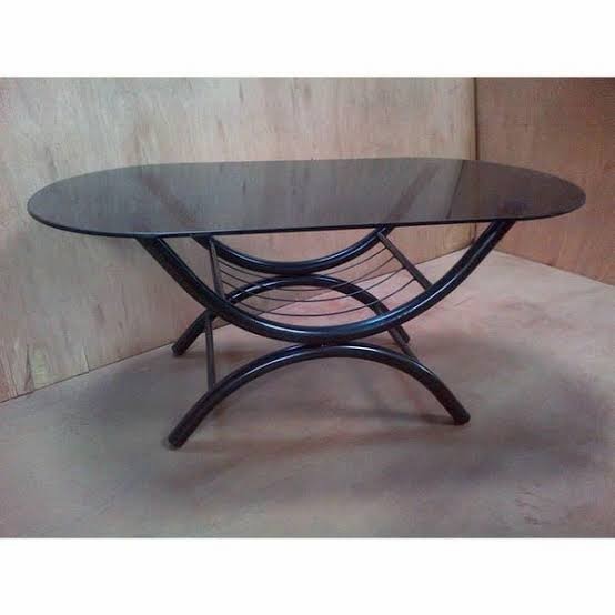 Meja Tamu Kaca Oval (Promo Harga)