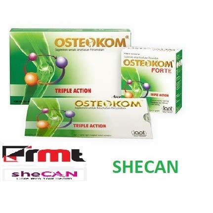 osteokom tablet isi 30 dan osteokom forte isi 10 sachet