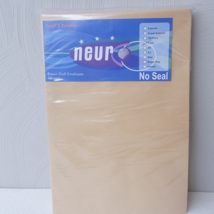 

Amplop Coklat Folio Non Seal Neuro