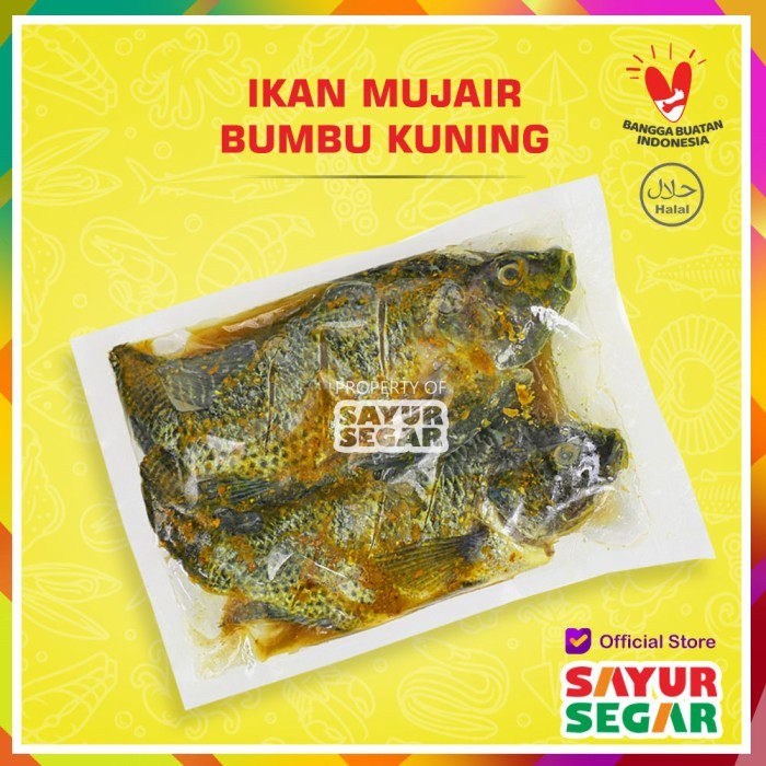 

IKAN MUJAIR BUMBU KUNING [500g] SIAP MASAK