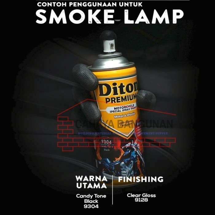Pilox Pylox Diton Premium Candy Tone Black 9304 Cat Smoke Lampu Hitam Best Seller
