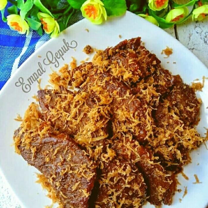 

TERBARU! Empal Gepuk Daging Sapi Terlezat dan Terenak