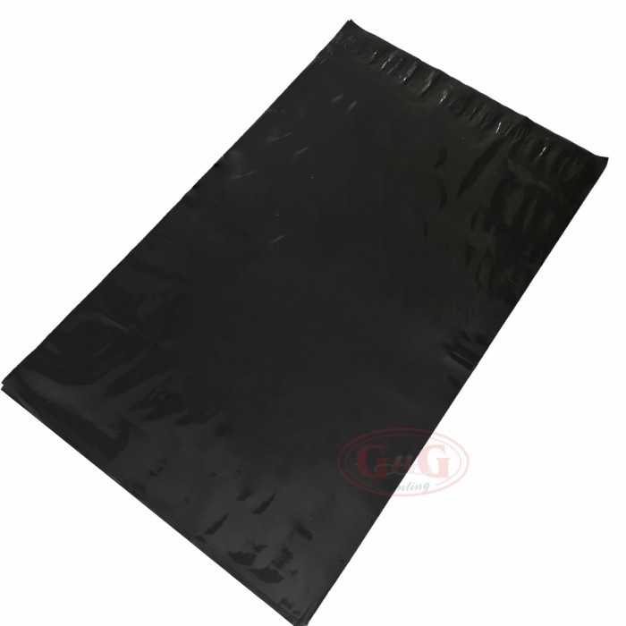 

Plastik Polymailer 25X35 Hitam Polos 100Pcs, Packaging Amplop