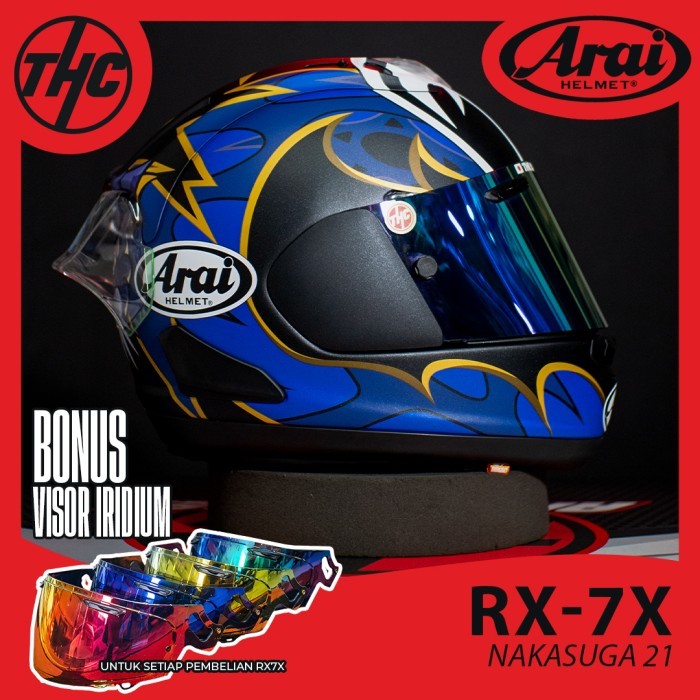 ARAI RX7X NAKASUGA21 RX-7X NAKASUGA 21 FULL FACE HELM