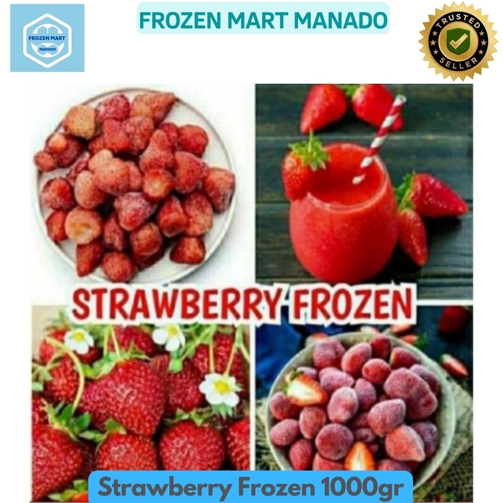 

Strawberry Frozen 1000gr - Frozen Mart Manado (Frozen Food Manado)