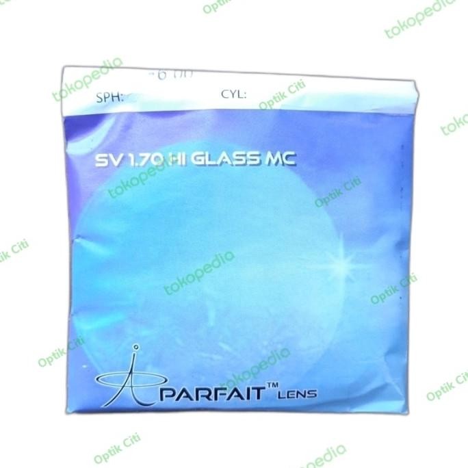 lensa kacamata minus bahan kaca anti radiasi high index 1.7 tipis Terlaris