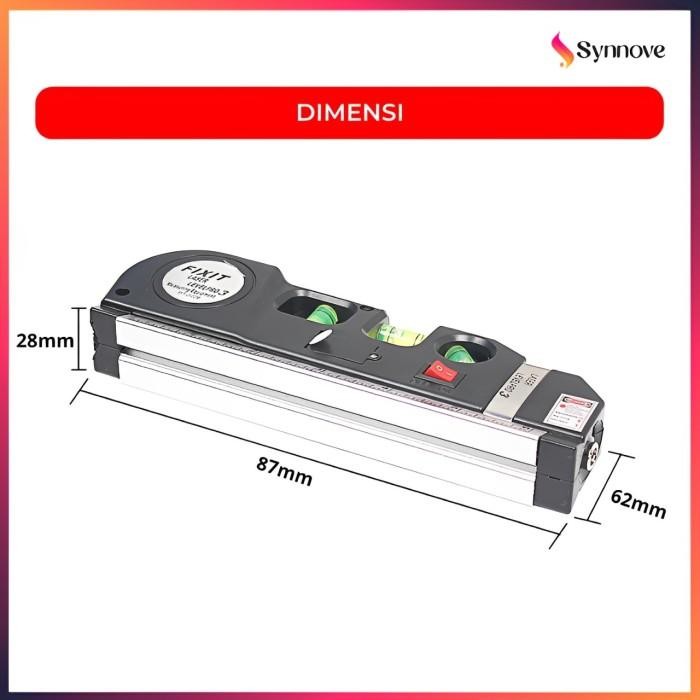 WATERPASS LASER DIGITAL LASER LEVEL PRO 3 LASER LAVELING BANGUNAN METERAN LASER 250 CM PENGGARIS UKU
