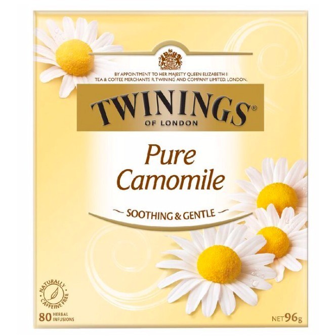 Twinings Pure Camomile 80 Tea Bags / teh camomile