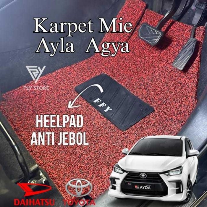 

TERLARIS KARPET MOBIL MIE BIHUN AYLA AGYA FULL SET BAGASI MURAH!!! MURAH