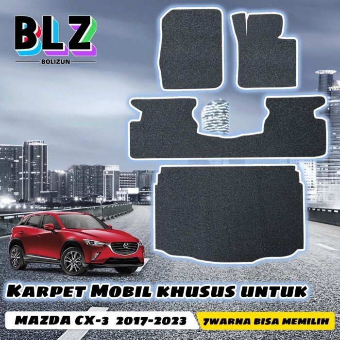 

TERLARIS BOLIZUN KARPET MOBIL MIE BIHUN CUSTOM MAZDA CX3 2017-2023 (2 BARIS DAN 2BARIS+BAGASI)