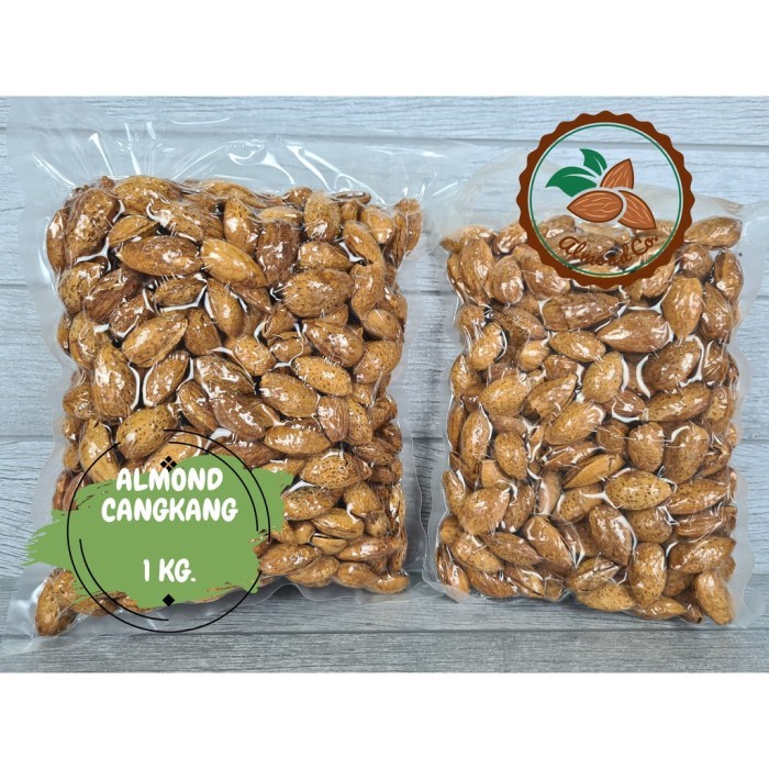 

TERLARIS ALMOND CANGKANG RASA CREAMY BUTTER MILK (SUSU) 1 KG MURAH!!! MURAH
