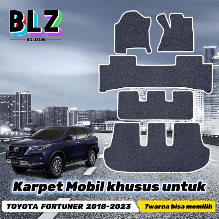 

TERLARIS BOLIZUN KARPET MOBIL MIE BIHUN CUSTOM TOYOTA FORTUNER 2018-2023 (3 BARIS, 3BARIS+BAGASI)