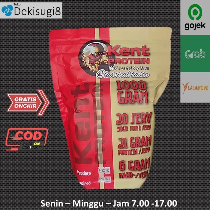 

TERLARIS KENT-PROTEIN SUSU BUBUK KEDELAI PROTEIN CASEIN - KEMASAN 1 KG MURAH!!! MURAH