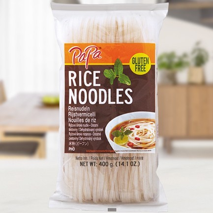 

TERLARIS PAPA RICE NOODLES 400G KWETIAU BERAS THAILAND BIHUN MURAH!!! MURAH