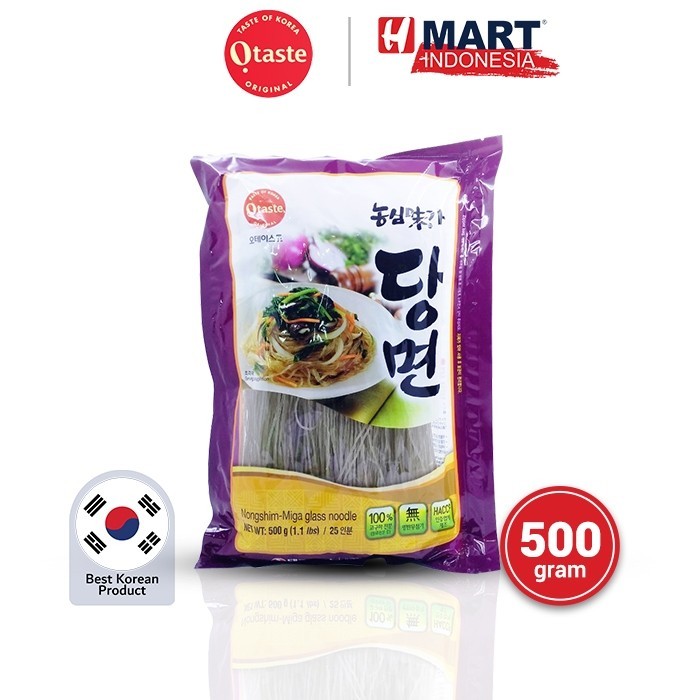 

TERLARIS NONGSHIM-MIGA GLASS NOODLE - VERMICELLI - DANGMYEON - BIHUN - SOUN KOREA UNTUK JAPCHAE 500G