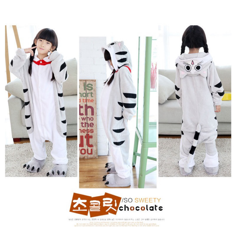 Promo Baju Kostum Piyama Tidur Cosplay Anak Laki Laki Perempuan Motih Hewan Kartun Dinosaurus