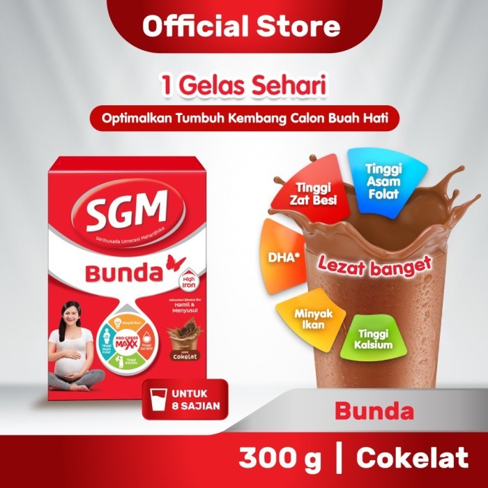 

TERLARIS SGM BUNDA SUSU BUBUK COKELAT 300 GR MURAH!!! MURAH