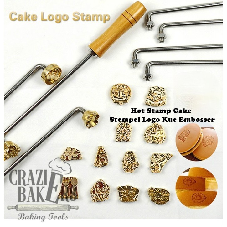 TERBARU Hot Stamp Cake Stempel Logo Kue Embosser