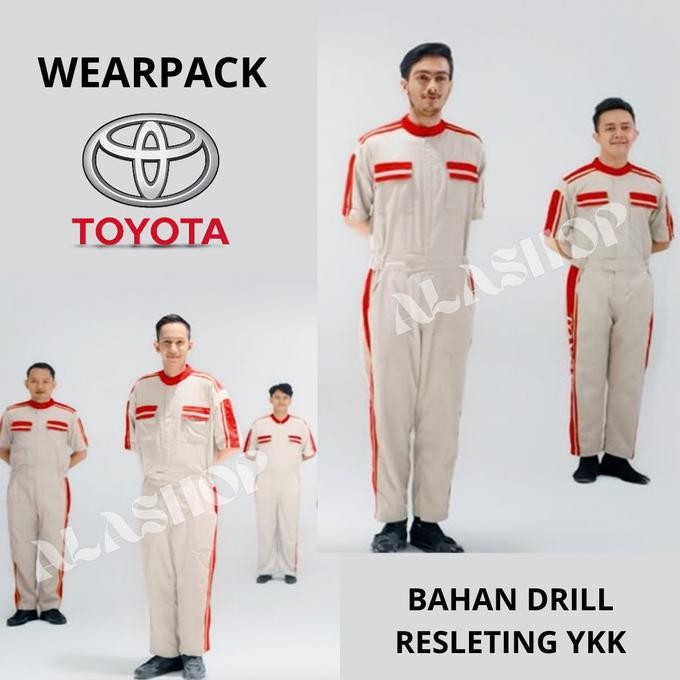 WEARPACK TOYOTA   I   WEARPACK MEKANIK   I   WEARPACK OTOMOTIF   I    WEARPACK BENGKEL