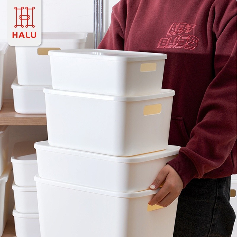 Promo  Halu Kotak Penyimpanan Bin Pantry Serbaguna Keranjang Penyimpanan Storage Box Hsb170