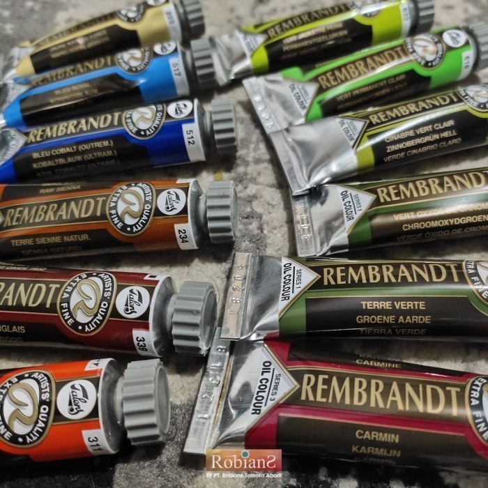 

Cat Lukis / Cat Minyak Rembrandt Oil Colours Series 4 Uk. 15 ml
