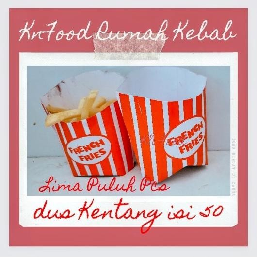 

Kardus Box French Fries Besar Kentang Goreng 50 Pcs Termurah Original
