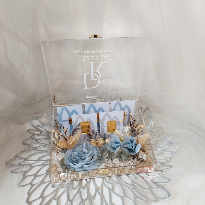 Mahar Box Logam Mulia Kotak Mahar Emas dan Perhiasan - Lovella