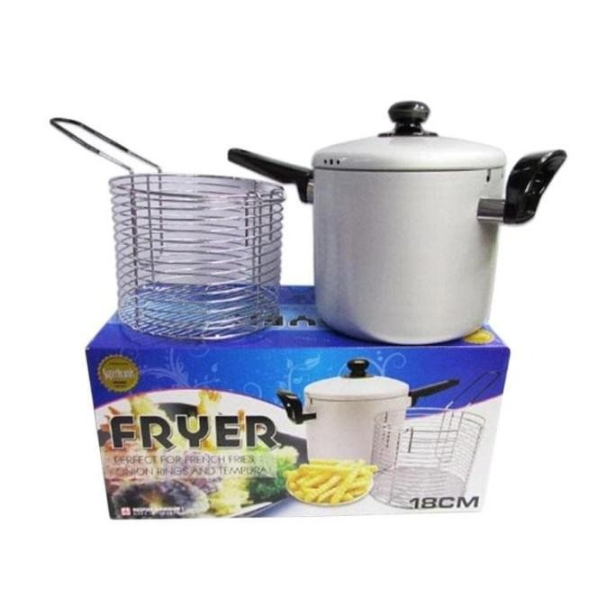 

Multi Fryer 18 Cm Al /Pengoreng Kentang / Pengoreng Ayam Maspion Original