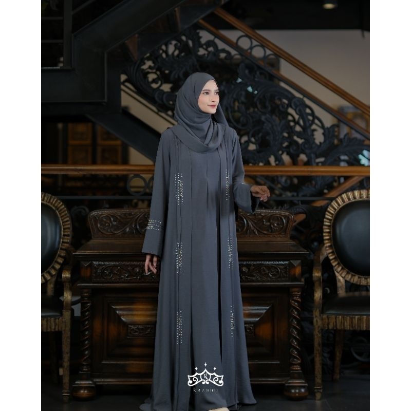 Gratis Ongkir  Free Gift- Ori Kazami - Ready Noor Abaya Premium Kazami Store - Abaya Saudi Dress