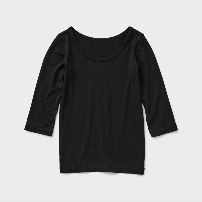 UNIQLO BABY Heattech Scoop Neck Long Sleeve t shirt/longjohn bayi
