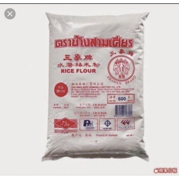 

TERLARIS TEPUNG BERAS THAILAND ERAWAN BRAND 600GR MURAH!!! MURAH