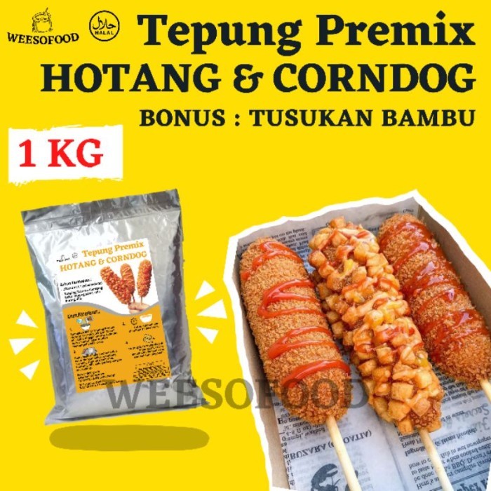 

TERLARIS TEPUNG CORNDOG & HOTANG 1 KG MURAH!!! MURAH