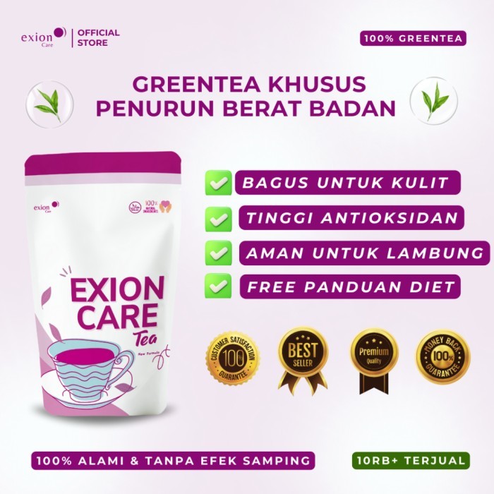 

TERLARIS EXIONCARE TEA PURPLE SERIES 1 POUCH - ISI 50GR TEH DIET TEH DETOX TEH PELANGSING SLIMMING