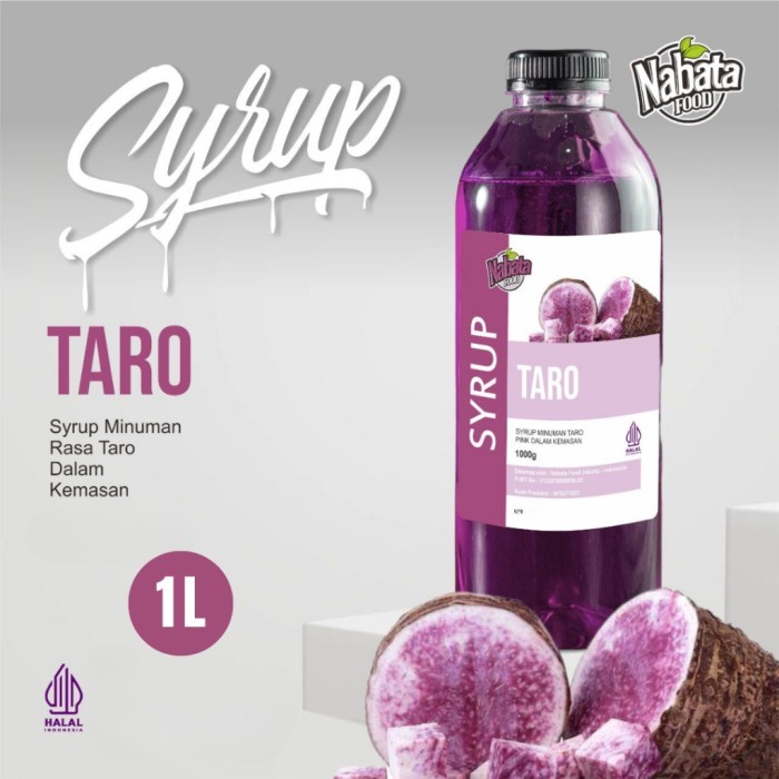 

TERLARIS SIRUP RASA TARO NABATA FOOD 1L TARO SYRUP NABATA FOOD 1000ML MURAH!!! MURAH