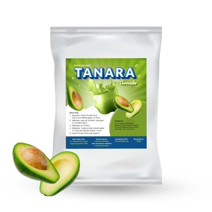 

TERLARIS AVOCADO POWDER 1KG - BUBUK MINUMAN RASA ALPUKAT ORIGINAL PLAIN - TANARA POWDER MURAH!!!