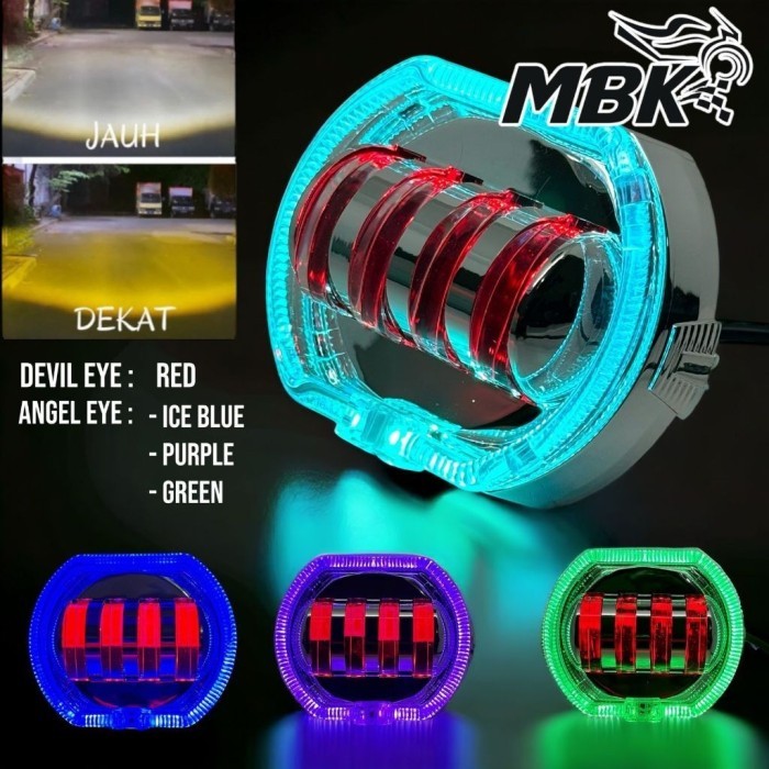 

TERLARIS LAMPU DEPAN PROJIE BILED 4 LENSA 4.5 INCH DD171 CAHAYA HI LO PUTIH KUNING UNIVERSAL