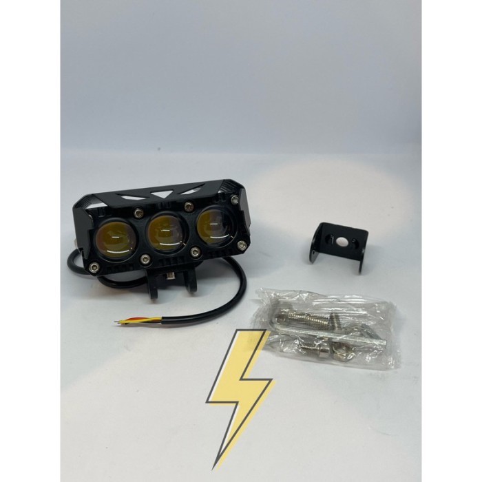 

TERLARIS LAMPU SOROT SQL 3 MATA KIPAS SUPER BRIGHT 30 WATT WATERPROOF IP68 LED LASER HI LO PUTIH