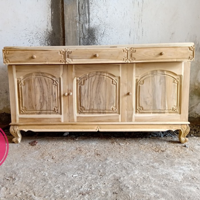 Lemari Tv Jati Buffet Tv Meja Tv Jati