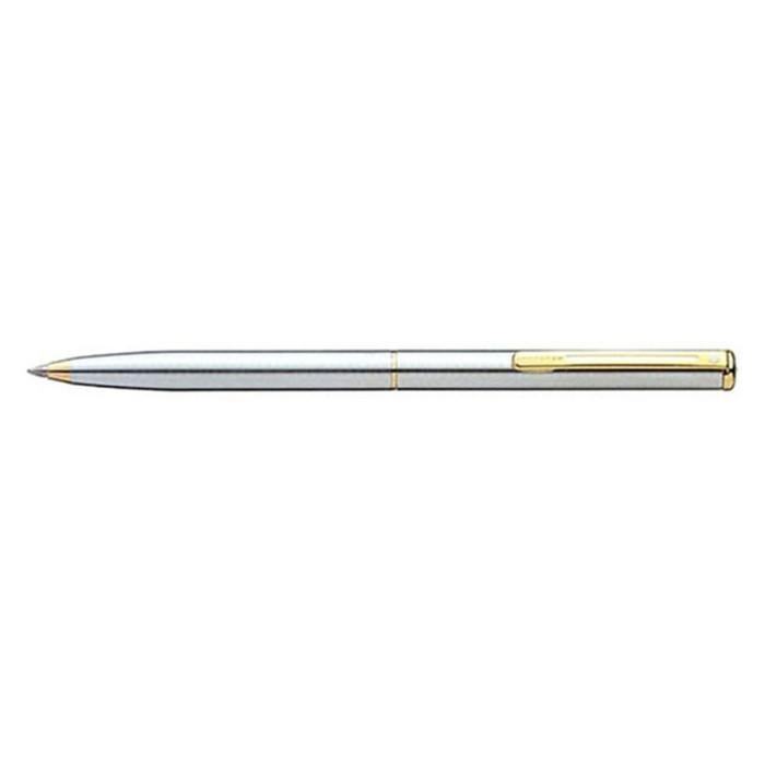 

Sheaffer Agio Brushed Chrome Plate Featuring 22K Gold Plate Trim Original