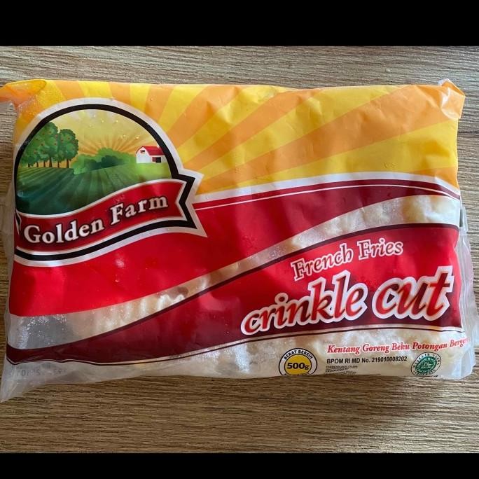 

Kentang Goreng Golden Farm Crincle 500Gr Original
