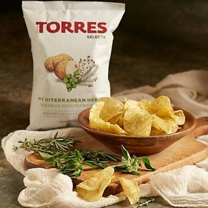 

Torres Potato Chips Mediterranean Herbs Snack Cemilan Kentang Import Original
