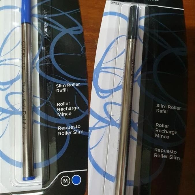 

Refill Pen Sheaffer / Sheafer Rollerball Ii Slim / Feltip Hitam/ Biru New Original