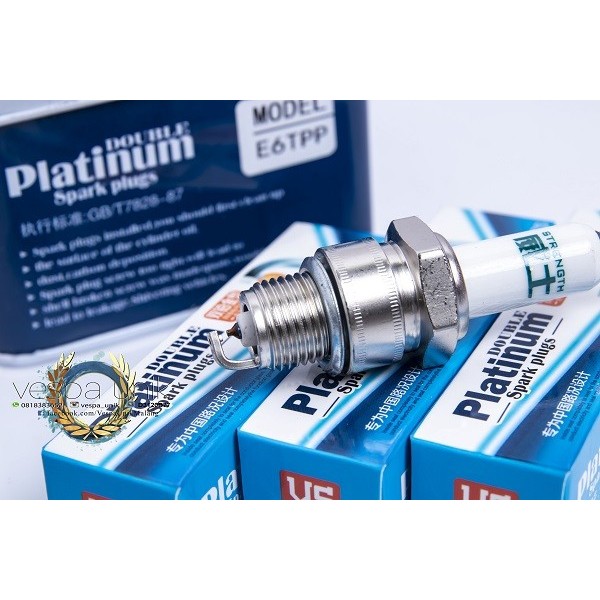 Busi Double Platinum Vespa Termurah Langka