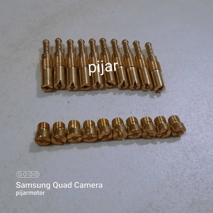 Spuyer Set 20Pcs Pilot Main Jet Karburator Pe Pwl Ninja 150 R Ss Nsr Termurah Langka