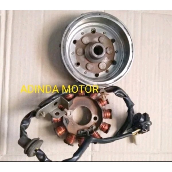 Magnet Spul Mahnit Spull Honda Scoopy Fi Spacy Fi Vario 11 Fi Led Beat Fi Old Lama Non Esp Stater Ka