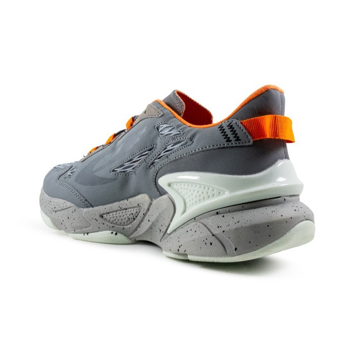 910 Nineten LYNX RV-LITE Sepatu Sportstyle - ABU-ABU/JINGGA